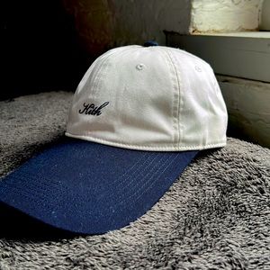Kith Navy Blue & White Hat | One size fits all | adjustable back